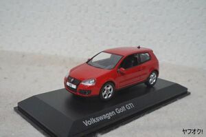 VW ゴルフ GTI 1/43 ミニカー ノレブ 赤 フォルクスワーゲン GOLF