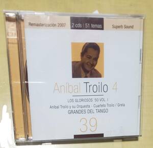 タンゴ　tango cd anibal troilo 4 grandes del tango 39 ２枚組