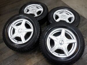 S 送料無料 即納 14 4H100 5.5J+43 ダンロップ ウィンターマックス01 185/70R14 カローラ フィールダー デミオ ノート フリード アクシオ