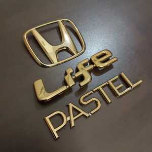 HONDA JC1 LIFE PASTEL GOLD EMBLEM ホンダ ライフ パステル ゴールドエンブレム VIP LUGUXUY CUSTOM ビップ ラグジュアリー カスタム