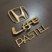 HONDA JC1 LIFE PASTEL GOLD EMBLEM ホンダ ライフ パステル ゴールドエンブレム VIP LUGUXUY CUSTOM ビップ ラグジュアリー カスタム_画像1