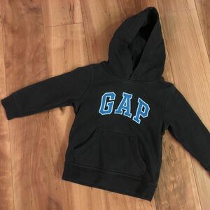 GAP パーカー GAP KIDS フード 黒 トレーナー スウェット ギャップ