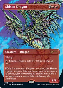 MTG ■赤/英語版■ 《シヴ山のドラゴン/Shivan Dragon》★FOIL★ Secret Lair SLD