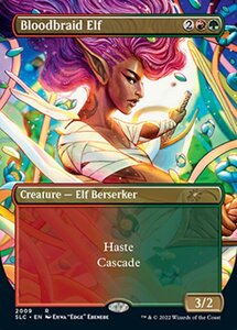 MTG ■金/英語版■ 《血編み髪のエルフ/Bloodbraid Elf》 Secret Lair SLD