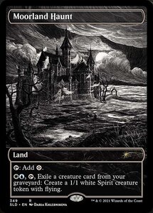 MTG ■土地/英語版■ 《ムーアランドの憑依地/Moorland Haunt》★FOIL★ Secret Lair SLD