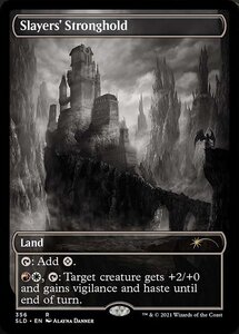 MTG ■土地/英語版■ 《錬処刑者の要塞/Slayers' Stronghold》★FOIL★ Secret Lair SLD