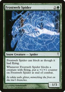 MTG ■緑/英語版■ 《霜網の蜘蛛/Frostweb Spider》★FOIL★ コールドスナップ CSP