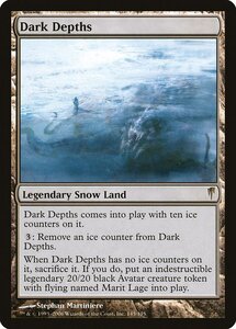 MTG ■土地/英語版■ 《暗黒の深部/Dark Depths》コールドスナップ CSP