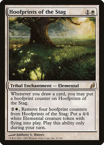 MTG ■白/英語版■ 《雄鹿の蹄の跡/Hoofprints of the Stag》ローウィン LRW