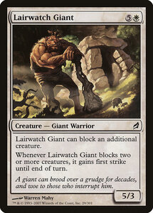 MTG ■白/英語版■ 《住処見張りの巨人/Lairwatch Giant》ローウィン LRW