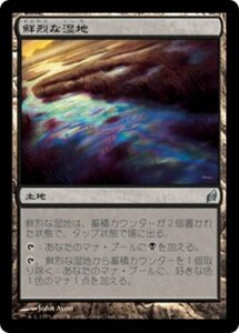 MTG ■土地/日本語版■ 《鮮烈な湿地/Vivid Marsh》ローウィン LRW