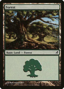 MTG ■土地/英語版■ 《森/Forest》ローウィン LRW