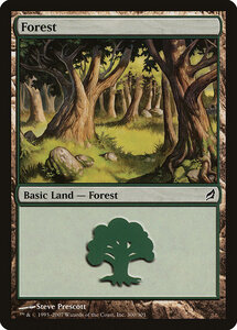 MTG ■土地/英語版■ 《森/Forest》ローウィン LRW