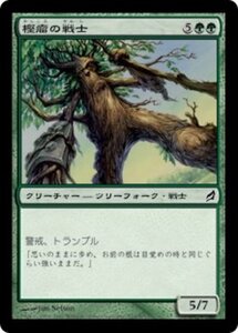 MTG ■緑/日本語版■ 《樫瘤の戦士/Oakgnarl Warrior》ローウィン LRW