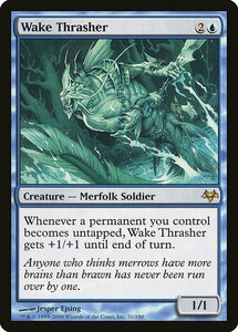 MTG ■青/英語版■ 《航跡の打破者/Wake Thrasher》イーブンタイド EVE