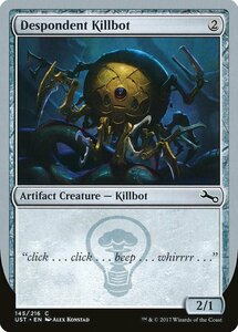 MTG ■無/英語版■ 《Despondent Killbot》▲銀枠▲ Unstable UST