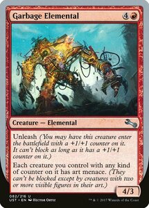 MTG ■赤/英語版■ 《Garbage Elemental》▲銀枠▲ Unstable UST