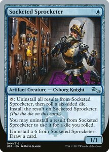 MTG ■青/英語版■ 《Socketed Sprocketer》▲銀枠▲ Unstable UST