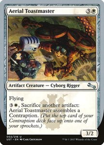 MTG ■白/英語版■ 《Aerial Toastmaster》▲銀枠▲ Unstable UST