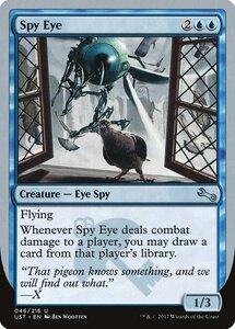 MTG ■青/英語版■ 《Spy Eye》▲銀枠▲ Unstable UST