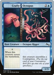 MTG ■青/英語版■ 《Crafty|Octopus》▲銀枠▲ Unstable UST