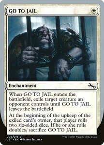 MTG ■白/英語版■ 《GO TO JAIL》▲銀枠▲ Unstable UST