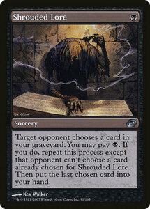 MTG ■黒/英語版■ 《隠された知識/Shrouded Lore》次元の混乱 PLC