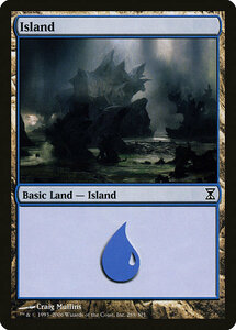 MTG ■土地/英語版■ 《島/Island》★FOIL★ 時のらせん TSP