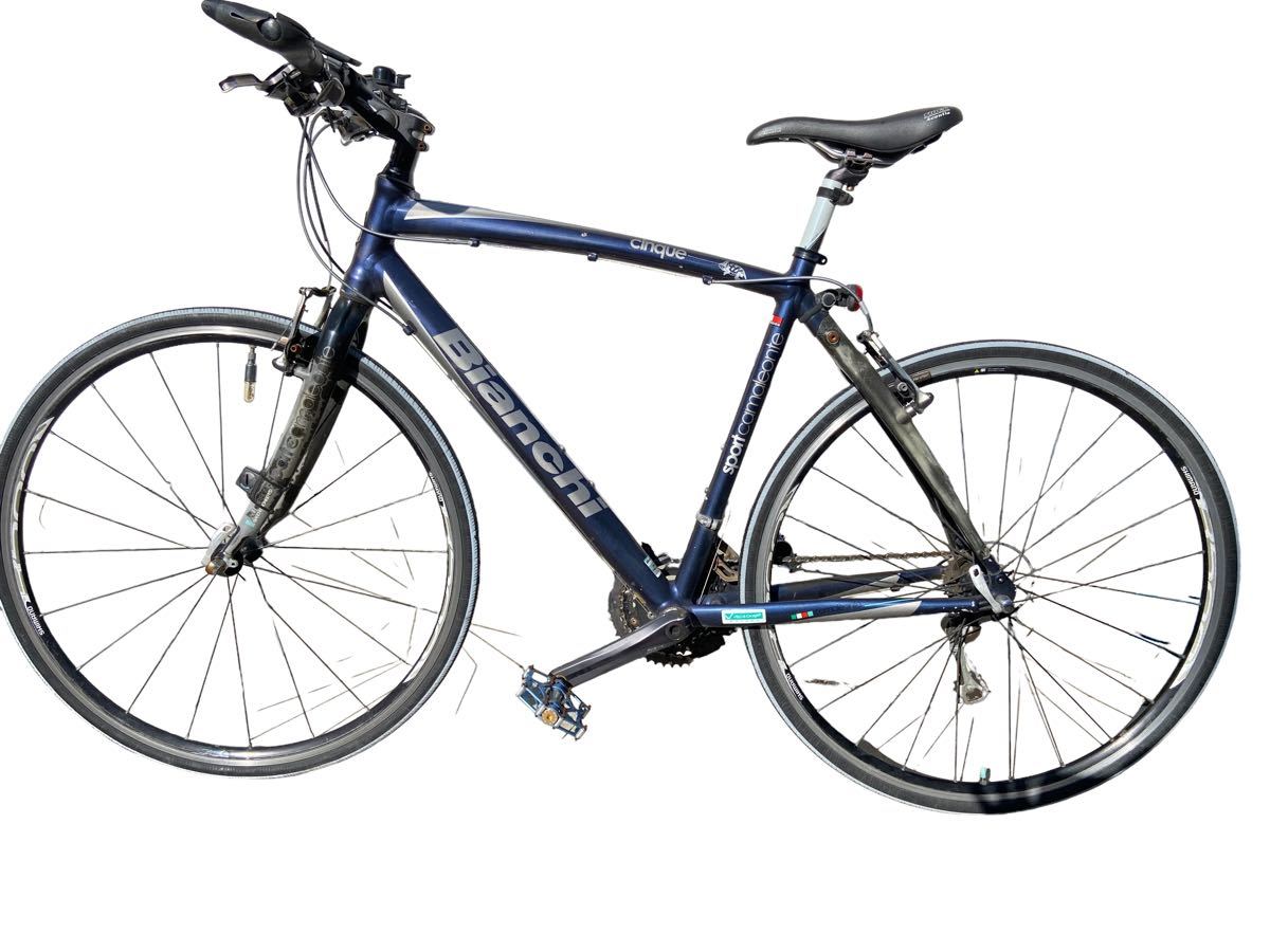 S☆994 CAMALEONTE TRE クロスバイク Bianchi 直接引取 自転車 自転車