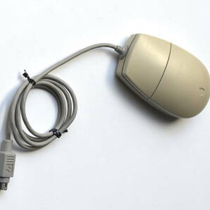 Apple Desktop Bus Mouse 2 ADB 茄子マウス 台湾製 黒玉 Ｍ2706  の画像5