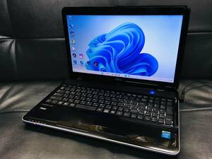 R6591C 富士通 FUJITSU LIFEBOOK AH33/L FMVA33LB1 15.6型/インテルCeleron/メモリ4GB/HDD750GB/Windows11Pro/office/無線LAN/DVD-RW/