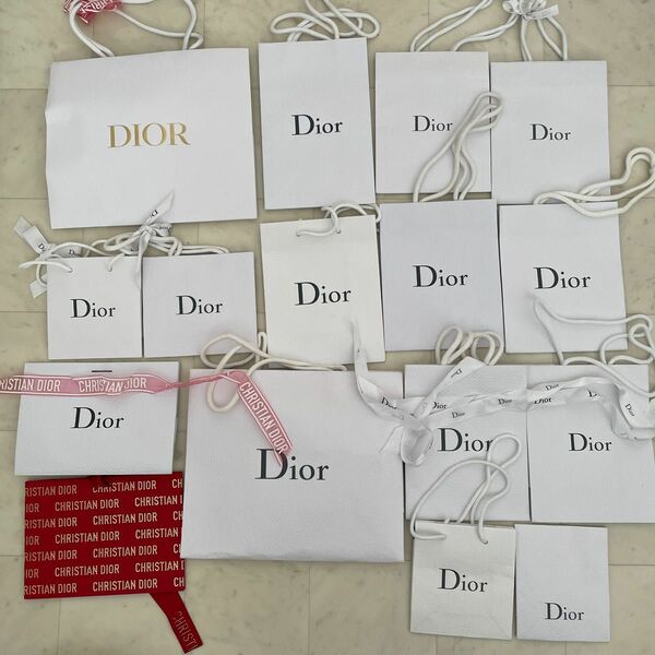 ディオール Dior 紙袋 ショップ袋 ショッパー クリスチャンディオール 手提げ袋 Christian Dior ブランド紙袋
