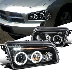 06-10y charger head light inner black / clear / lighting ring / projector / dodge / charger /