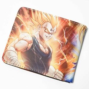 財布 サイフ　ドラゴンボール超　DBZ　スーパーサイヤ人ゴッド　孫悟空　2つ折り財布 グッズ