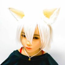 コスプレ 猫耳 ネコミミ カチューシャ　妖狐メ×僕SS 白　衣装 メイド　猫　ネコ_画像1