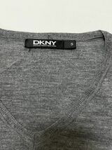 ダナキャラン ニューヨーク DKNY ウール Vネック ニットセーター _画像4