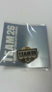 千葉ロッテ ＴＥＡＭ２６入会記念 ３年目 ピンバッジ