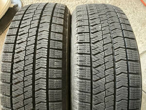 送料無料 185/60R15 2本 BS VRX2 バリ山 冬タイヤ中古 格安 アクアシエンタフィットノートなどに 作業対応可 札幌 H1027-2F