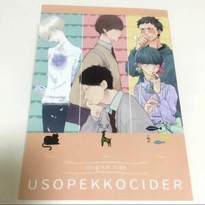 オリジナル 同人誌 USOPEKKOCIDER ペッコ おさかな汐里 えのき 3人でシナリオやキャラクター原案を交換して漫画と小説を完成させる企画