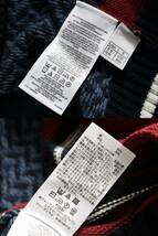 未使用【 BROOKS BROTHERS Red Fleece ブルックスブラザーズ 】綿/毛 マルチカラー ショールカラー カーディガン S 定価\26,400 クレイジー_画像9