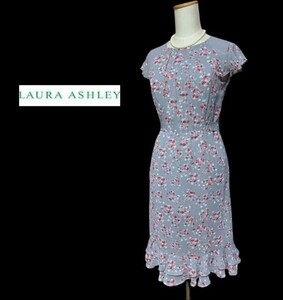 タグ付き￥19000 LAURA ASHLEY【ローラアシュレイ】フェミニン ワンピース ７号