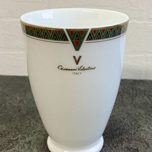 未使用 時代物 Giovanni Valentinoジョバンニ・バレンチノ [フリーカップ] 5客セット 7×10cm ITALY 陶器 共箱入り保管品①の画像4