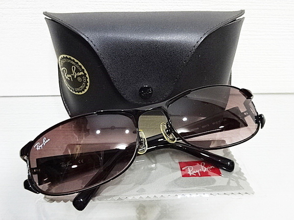 廃盤 美品 人気 レイバン RB3396 002/13 茶 ブラウングラデーション グラディエント 黒 ブラック RAYBAN サングラス/RB3397 メガネ 眼鏡