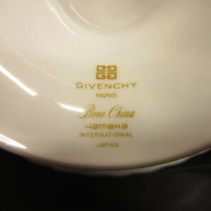 《食器》 GIVENCHY：ジバンシィ：コンポート皿 (ケーキスタンド) YAMAKA 高さ：約8cm・円：約23.3cm フルーツ、洋菓子盛り付け用ソーサーの画像6