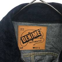 KZ5428★DENIME : 14.5oz ルーズ1st デニムジャケット★40★濃紺 Tバック ドゥニーム_画像3