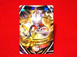 ウルトラマン フュージョンファイト　キラカードトレカ　ウルトラマンガイア（V2）1-006OR