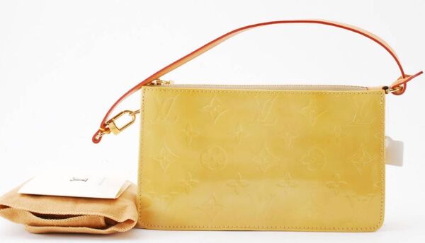 激安!早い者勝ち!超美品!LOUIS VUITTON ヴェルニ 黄色 イエロー ハンドバッグ