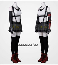 【即納】実物撮影ファイナルファンタジーVII FF7 TIFA ティファ コスプレ衣装+靴 風(ウィッグ 別売り)_画像3