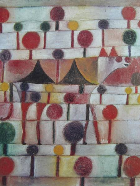 Paul Klee, Rhythmic Forest Camel, Rare art book, New frame included, mai, Painting, Oil painting, Nature, Landscape painting