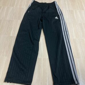 アディダス　adidas メンズ　ジャージ　黒　ブラック　Mサイズ　ボトムス　トレーニング　ウェア　ジム　運動